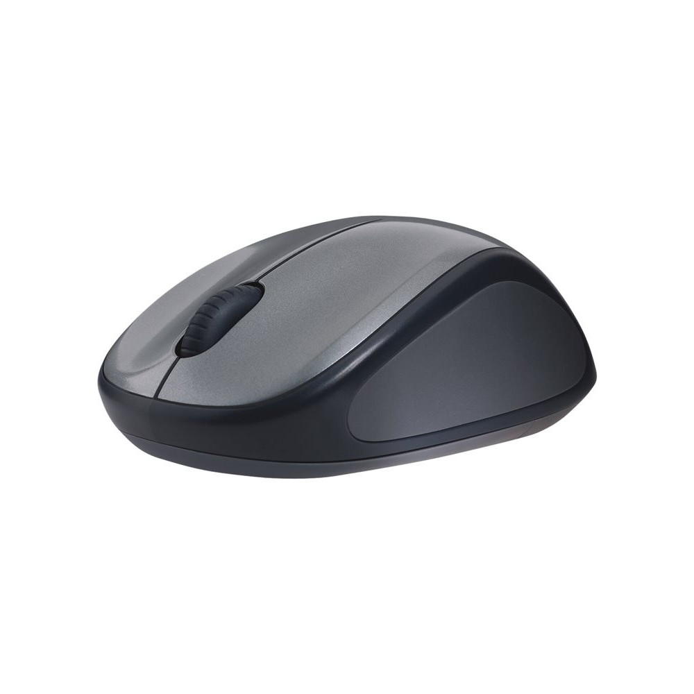 LOGITECH M235 Mouse right-handed optical wireless 2.4 GHz USB wireless receiver grey redeal.fr