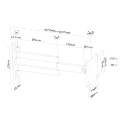 NEOMOUNTS FPMA-W830 Support décran mural 10-27p - orientable redeal.fr