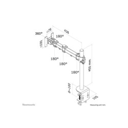 NEOMOUNTS FPMA-D960 Support décran à fixer 10-30p redeal.fr
