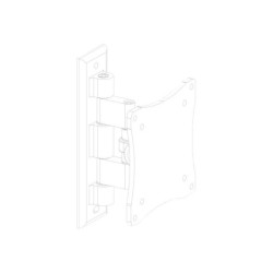 NEOMOUNTS FPMA-W810BLACK Support décran mural 10-27p - orientable redeal.fr