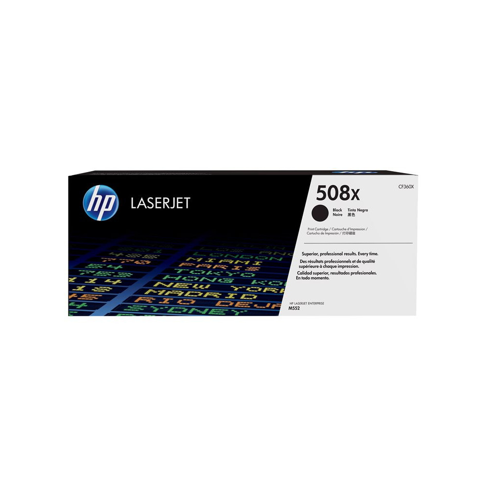 HP 508X original Toner cartridge CF360X black 12.500 pages high capacity