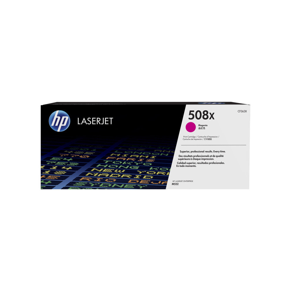 HP 508X original Toner cartridge CF363X magenta 9.500 pages high capacity