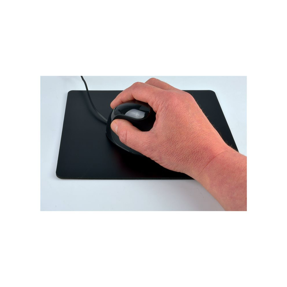 MCL Tapis souris uni - Noir Classic mousepad - Noir redeal.fr