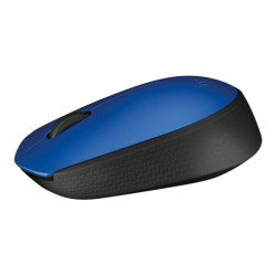 LOGITECH M171 Mouse right and left-handed wireless 2.4 GHz USB wireless receiver black blue redeal.fr