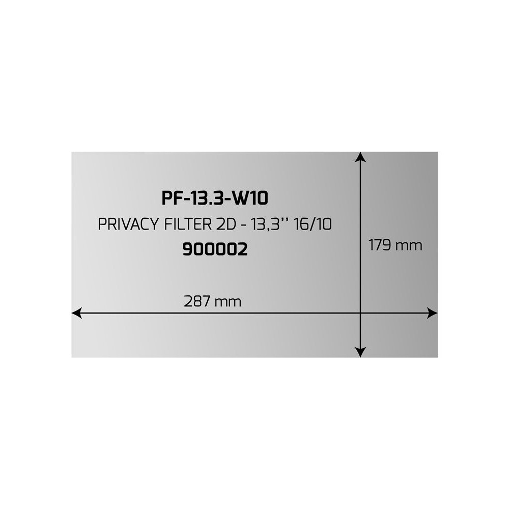 PORT Privacy Screen protector 2D for 13,3 pcs redeal.fr