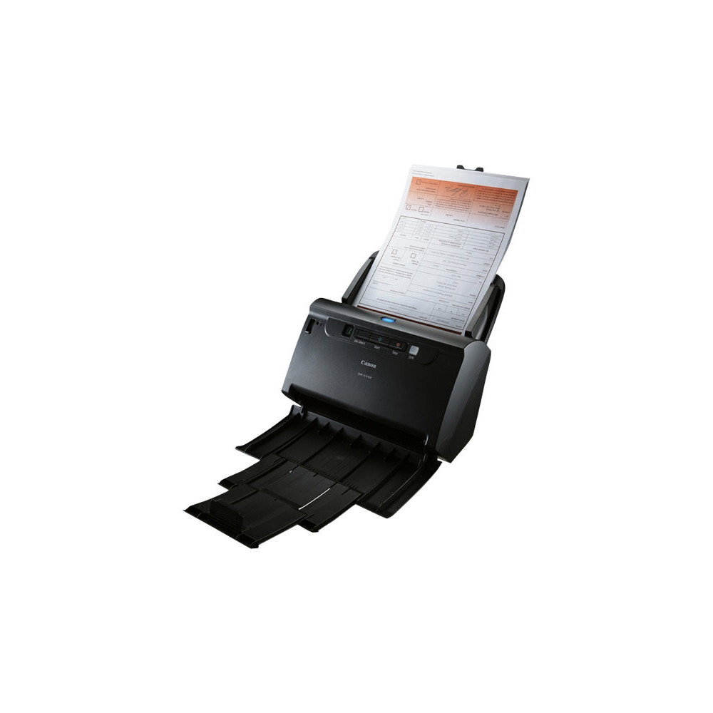 CANON DR-C240 Document scanner CMOS/CIS Duplex Legal 600x600dpi 45ppm mono/30ppm colour ADF 60sheets 4000scans/d USB 2.0