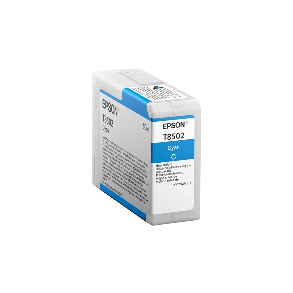EPSON Singlepack Cyan T850200 UltraChrome HD ink 80ml
