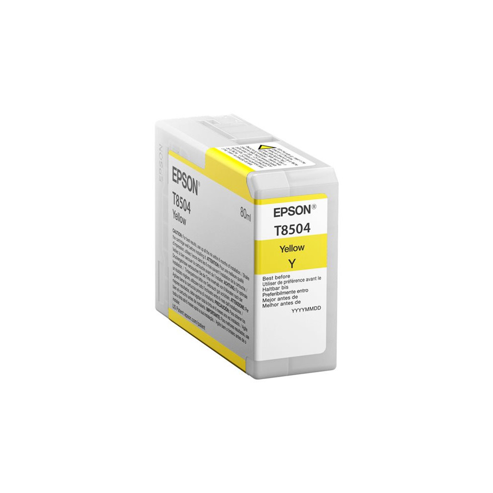EPSON 5LB Singlepack Yellow T850400 UltraChrome HD ink 80ml