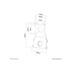 NEOMOUNTS FPMA-VESAMAC2127 Adaptateur VESA iMac redeal.fr