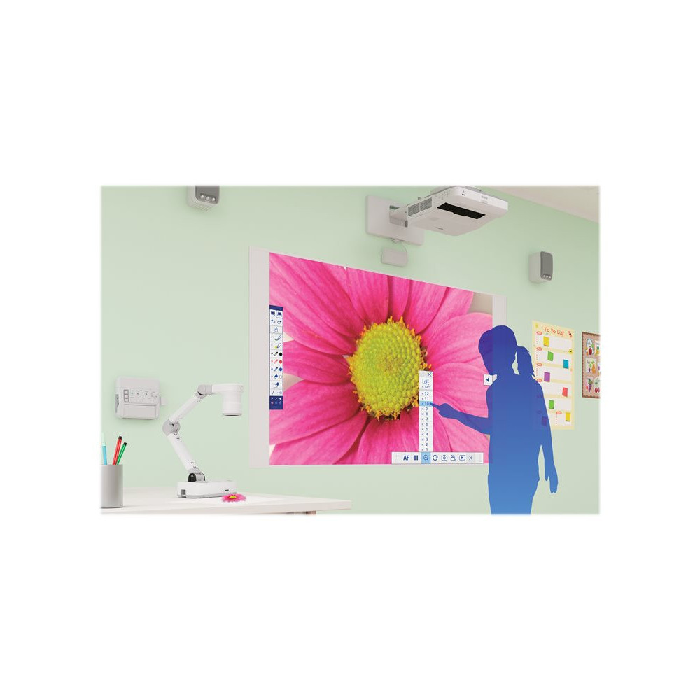 EPSON EB-695Wi 3LCD WXGA interactive ultra short throw projector 1280x800 16:10 3500 lumen 16W speaker redeal.fr