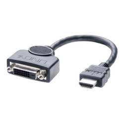 LINDY Câble adaptateur HDMI A mâle DVI-D femelle 0.2m redeal.fr