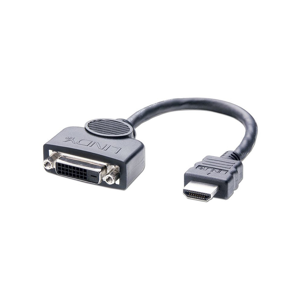 LINDY Câble adaptateur HDMI A mâle DVI-D femelle 0.2m redeal.fr