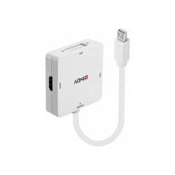 LINDY Adaptateur Mini DP 1.2 vers HDMI 4K30 DVI VGA redeal.fr