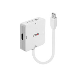 LINDY Adaptateur Mini DP 1.2 vers HDMI 4K30 DVI VGA redeal.fr