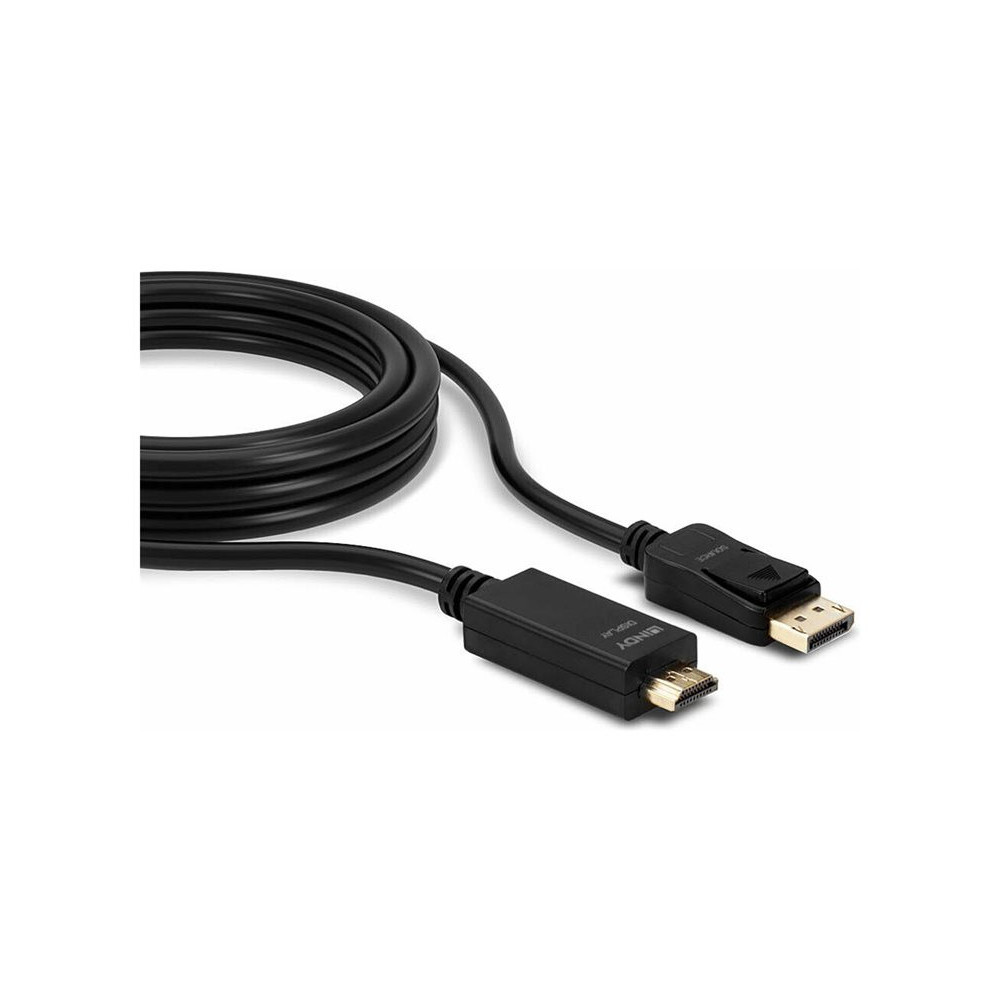 LINDY Câble DisplayPort vers HDMI 4K30 DP:passif 0.5m redeal.fr