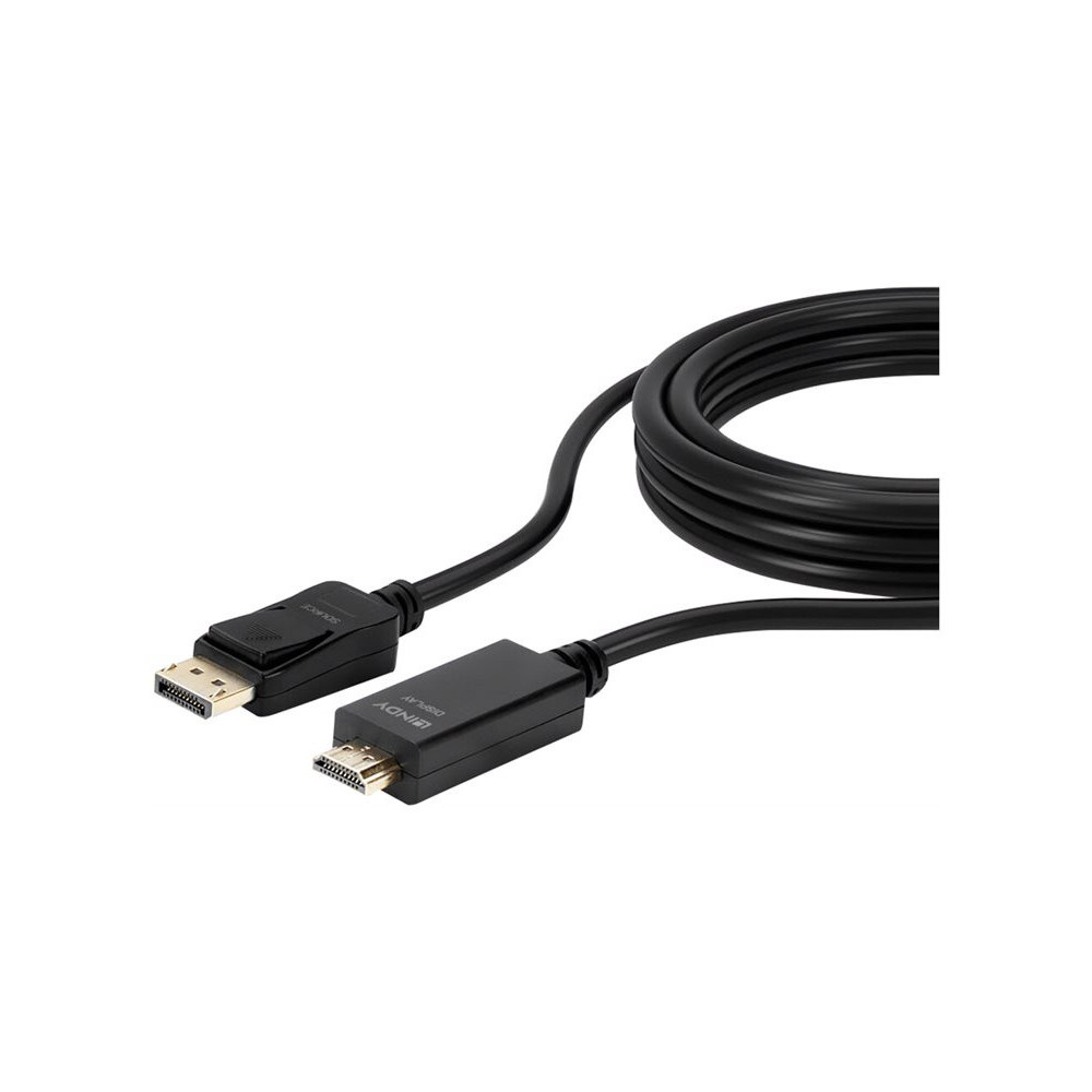 LINDY Câble DisplayPort vers HDMI 4K30 DP:passif 3m redeal.fr