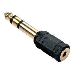 LINDY Adapter Stereo 3.5mm female 6.3mm male gold plated redeal.fr