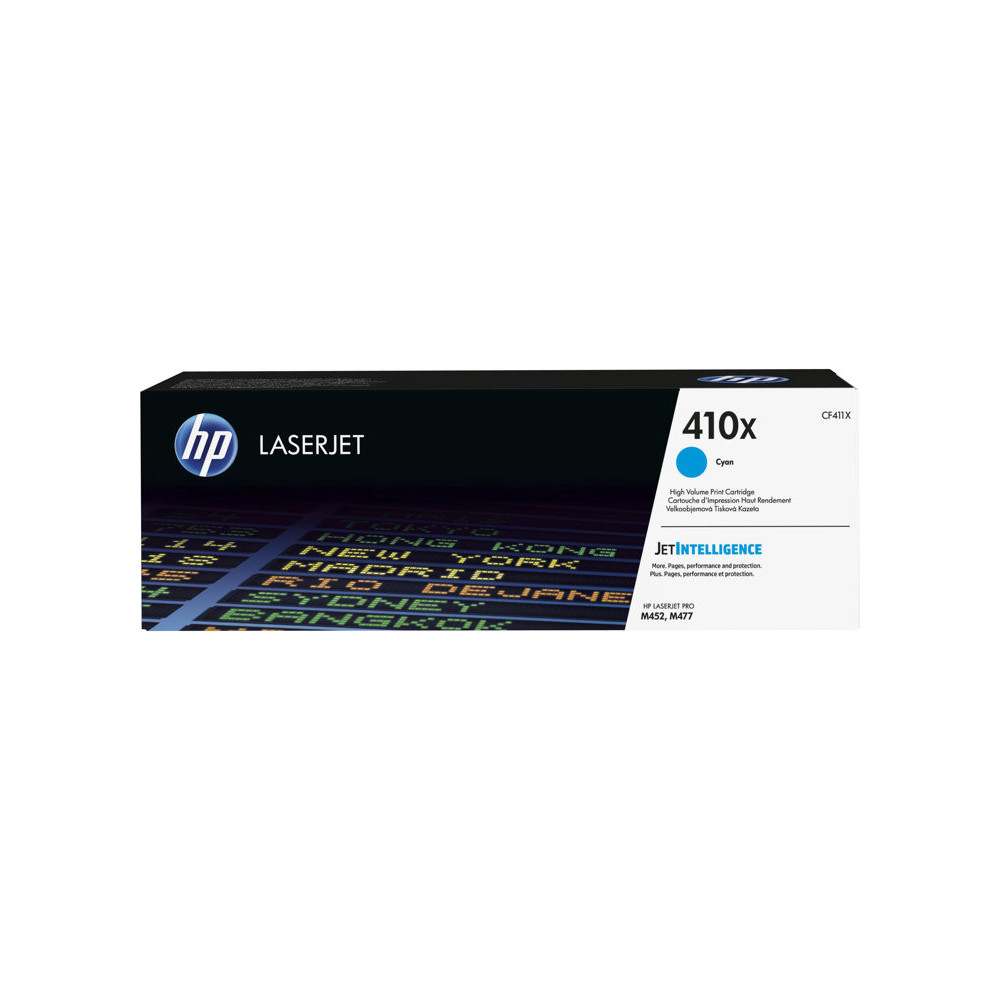 HP 410X original Toner cartridge CF411X cyan HY redeal.fr