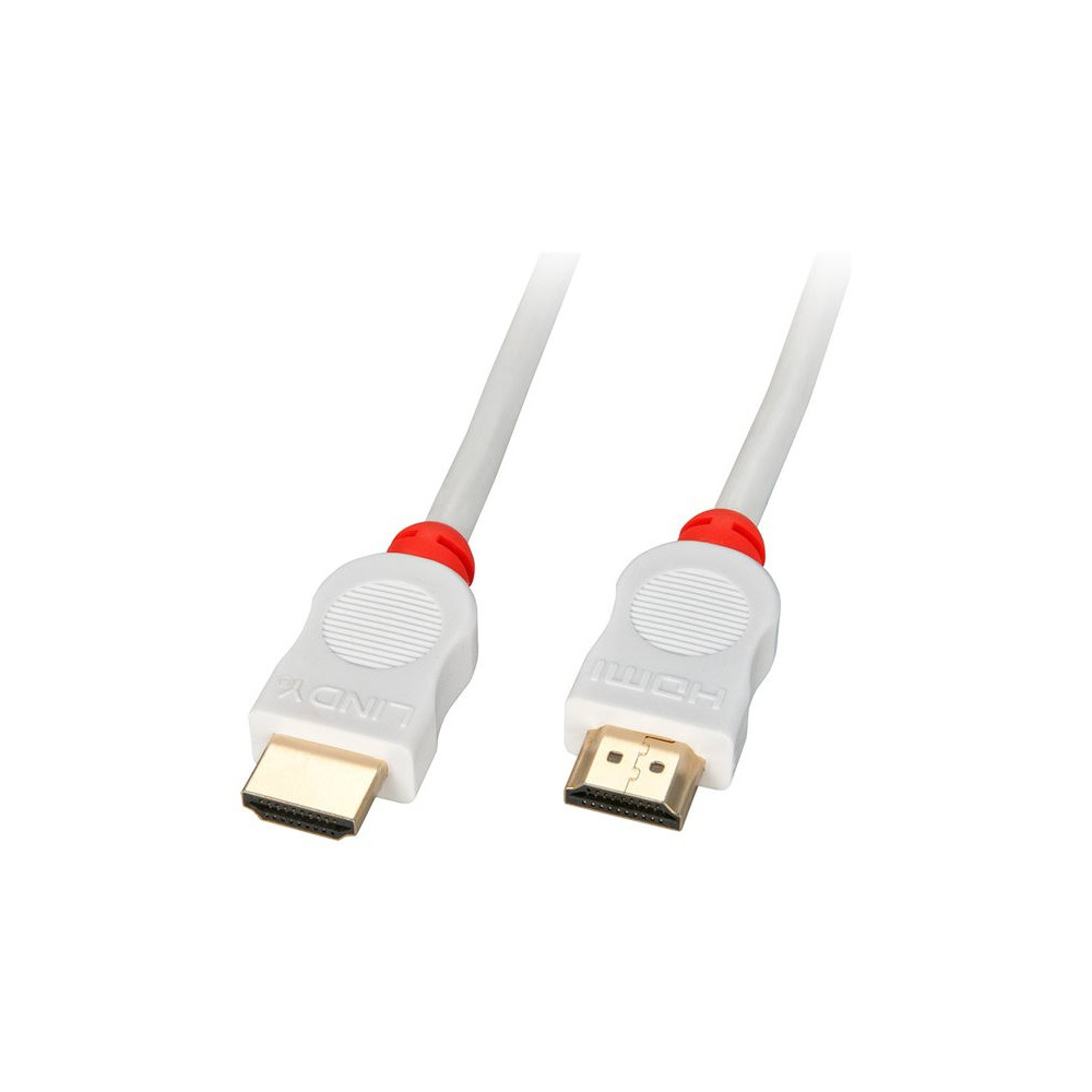 LINDY HDMI High Speed Cable White 0.5m Type A/A Flat Cable redeal.fr