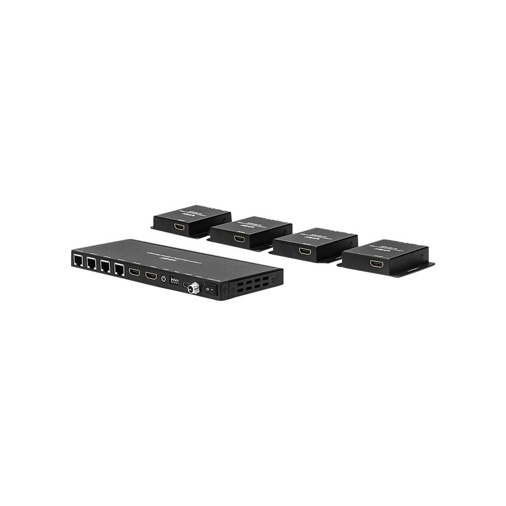 LINDY Kit Extender Splitter 4 Ports HDMI & IR avec Loop Out Cat.6 50m redeal.fr
