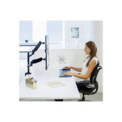FELLOWES Bras porte-écrans double vertical Platinum Series redeal.fr