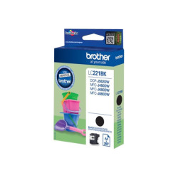 BROTHER LC221BK ink black 300 pages