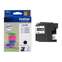 BROTHER LC221BK ink black 300 pages