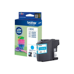 BROTHER LC221C ink cyan 300 pages