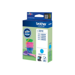 BROTHER LC221C ink cyan 300 pages