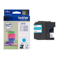 BROTHER LC221C ink cyan 300 pages