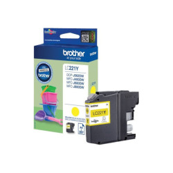 BROTHER LC221Y ink yellow 300 pages