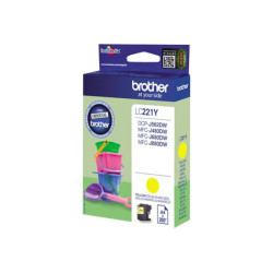 BROTHER LC221Y ink yellow 300 pages