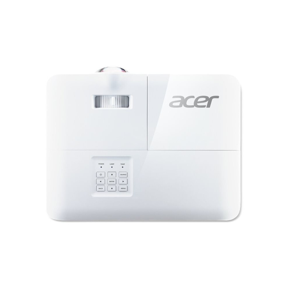 ACER S1386WH - WXGA 1280 x 800 - 3600 ANSI Lumens - 20000:1 - 0.52 87inch - 98cm - 16W Speaker x 1 - 3 ans RA redeal.fr