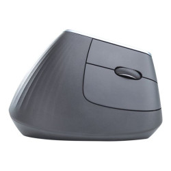 LOGITECH MX Vertical Vertical mouse ergonomic optical 6 buttons wireless wired Bluetooth 2.4 GHz USB wireless receiver graphite