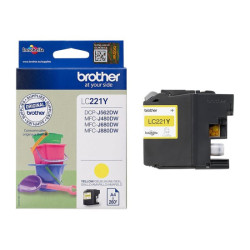 BROTHER LC221Y ink yellow 300 pages