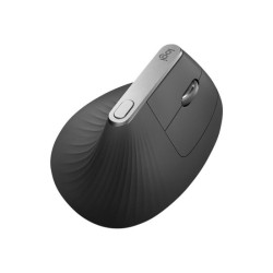 LOGITECH MX Vertical Vertical mouse ergonomic optical 6 buttons wireless wired Bluetooth 2.4 GHz USB wireless receiver graphite