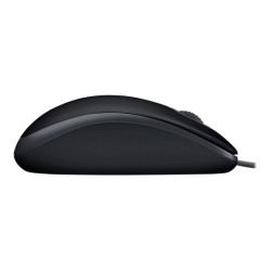 LOGITECH B110 Silent Mouse right and left-handed optical 3 buttons wired USB redeal.fr