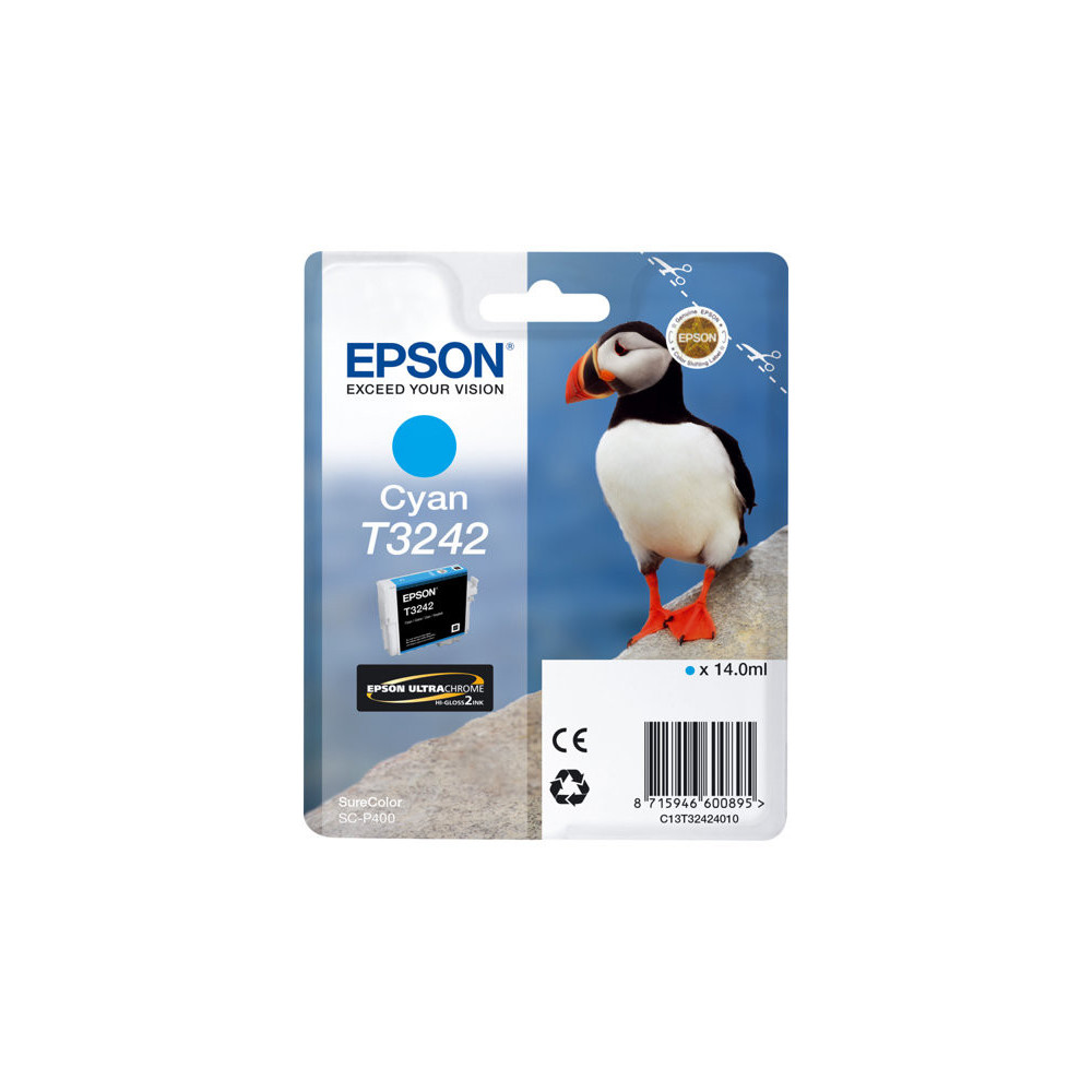 EPSON Cartouche T3242 - Cyan 980 pages