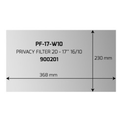 PORT DESIGNS PRIVACY FILTER 2D 17p 16/10 368x230 redeal.fr