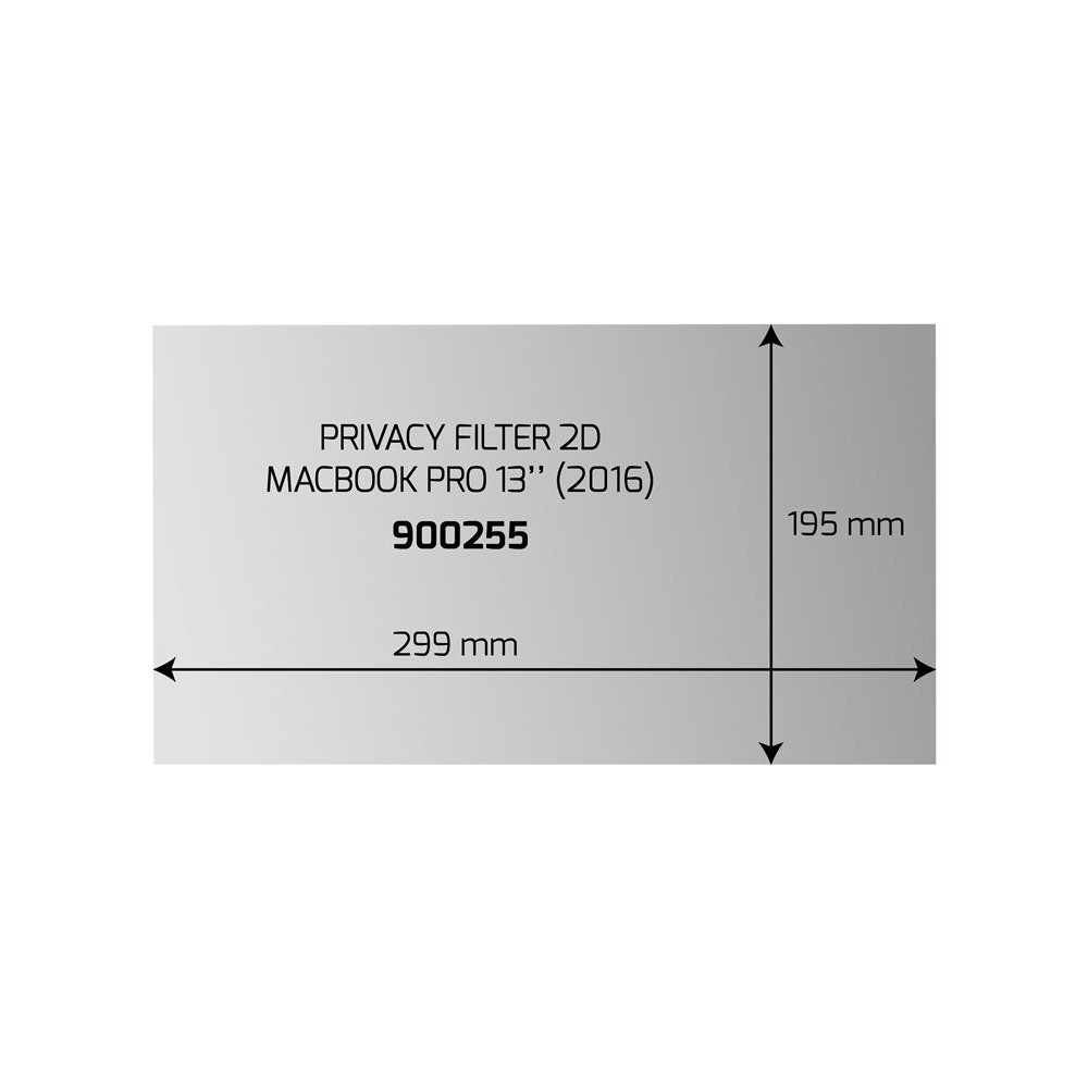 PORT DESIGNS PRIVACY FILTER 2D MACBOOK PRO 13p 2016 299x195 redeal.fr