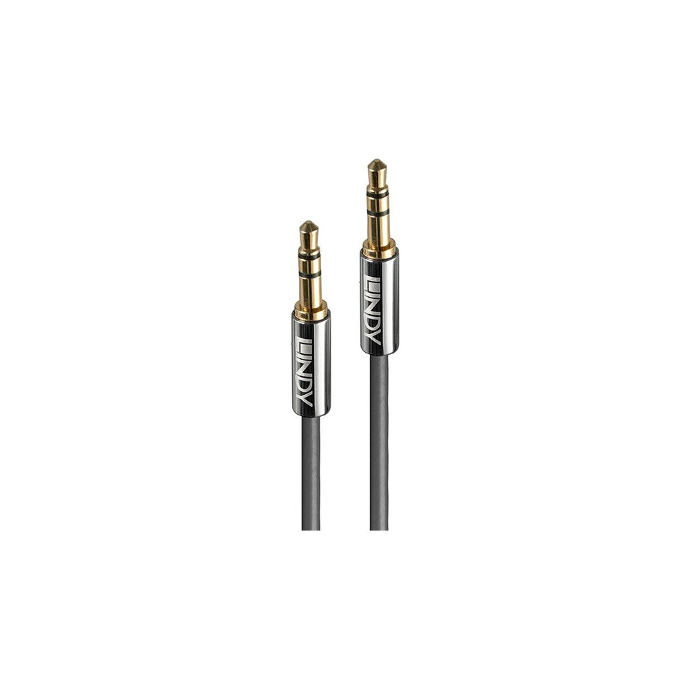 LINDY Cromo Line Audio Cable Stereo 3.5mm-3.5mm M-M 0.5m anthrazit redeal.fr