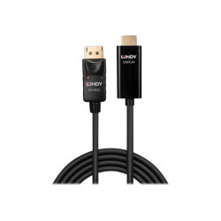 LINDY Video Cable Active DisplayPort-HDMI M-M 0.5m black redeal.fr