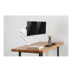 NEOMOUNTS NM-D775DXWHITE Support décran à fixer 10-32p - ressort à gaz - Topfix - arrêt 180 redeal.fr