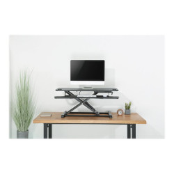 NEOMOUNTS NS-WS300BLACK Poste de travail assis-debout - ressort à gaz redeal.fr