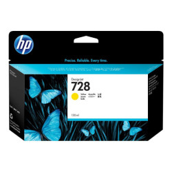 HP 728 original 130-ml Yellow Ink cartridge F9J65A