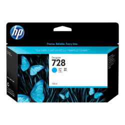 HP 728 original 130-ml Cyan Ink cartridge F9J67A