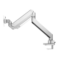 NEOMOUNTS NM-D775SILVER Support décran à fixer 10-32p - ressort à gaz - Topfix - arrêt 180 redeal.fr