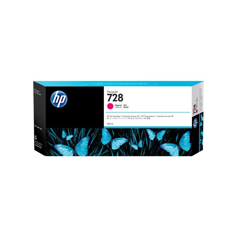 HP 728 original 300-ml Magenta Ink cartridge F9K16A