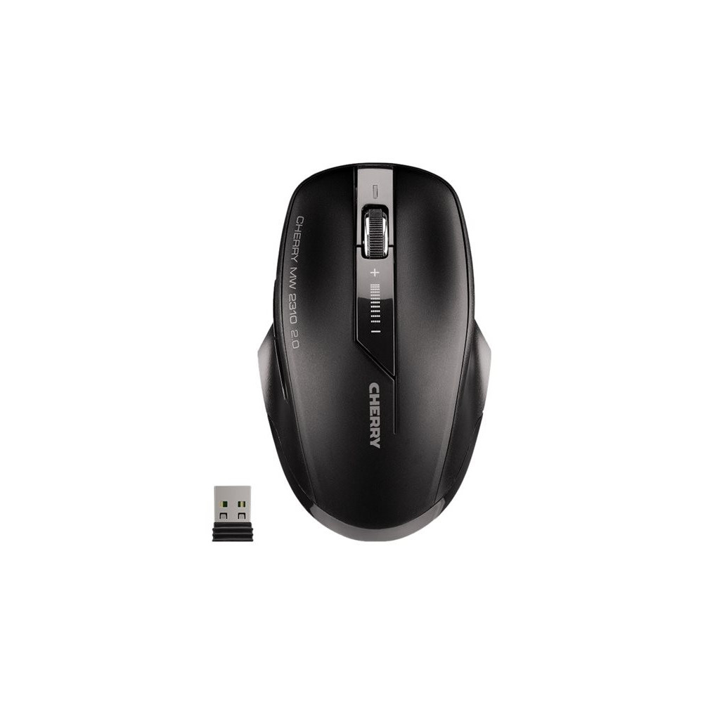 CHERRY MW 2310 2.0 Souris sans fil optique 1000/1600/2400 dpi 5 boutons USB noire redeal.fr