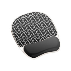 FELLOWES Tapis de souria repose poignet gel - chevron redeal.fr